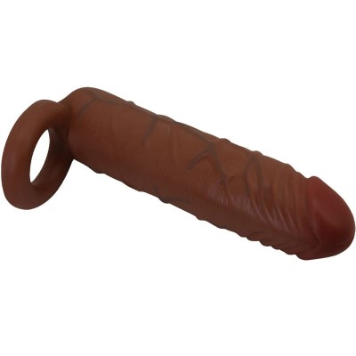 PRETTY LOVE - MANGA PENIS KAILE COM EXTENSÃO DE 2,5 CM MULATO - D-242472 - Dona Pimenta