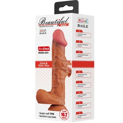 BAILE - BERGRISI DILDO REALISTA 26 CM CARNE - D-242484 - Dona Pimenta