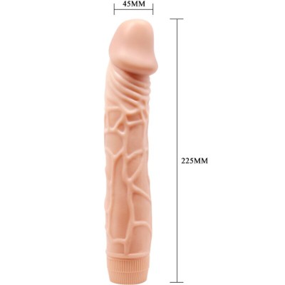 BAILE - BOB VIBRADOR REALISTA 22,5 CM CARNE - D-242505 - Dona Pimenta