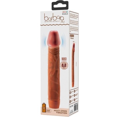 BAILE - BOB VIBRADOR REALISTA 22,5 CM MULATO - D-242506 - Dona Pimenta