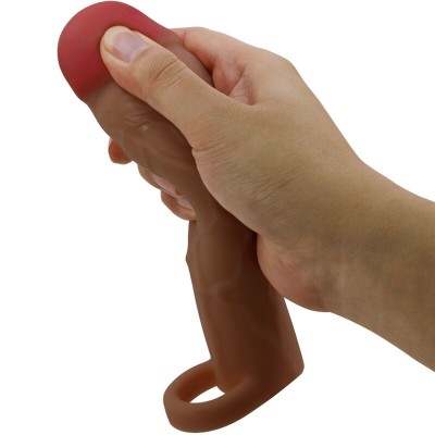 PRETTY LOVE - MANGA HANI PENIS COM EXTENSÃO DE 5 CM MULATO - D-242476 - Dona Pimenta