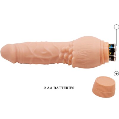 BAILE - BARBARA VIBRADOR REALISTA 19,5 CM CARNE - D-242501 - Dona Pimenta