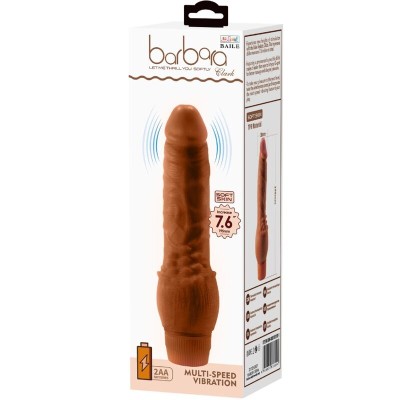 BAILE - BARBARA VIBRADOR REALISTA 19,5 CM MULATO - D-242502 - Dona Pimenta