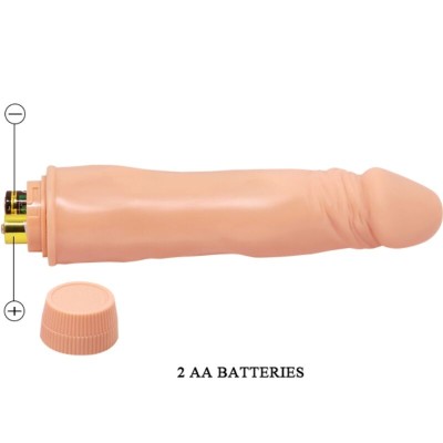 BAILE - VIBRADOR REALISTA ANÃO 21 CM CARNE - D-242509 - Dona Pimenta