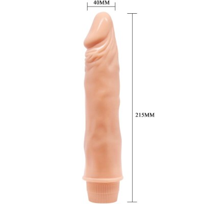 BAILE - VIBRADOR REALISTA ANÃO 21 CM CARNE - D-242509 - Dona Pimenta