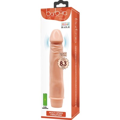 BAILE - VIBRADOR REALISTA ANÃO 21 CM CARNE - D-242509 - Dona Pimenta