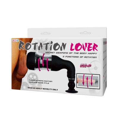 ROTATION LOVER MASTURBADOR AUTOMATICO C/SOPORTE - D-197718 - Dona Pimenta