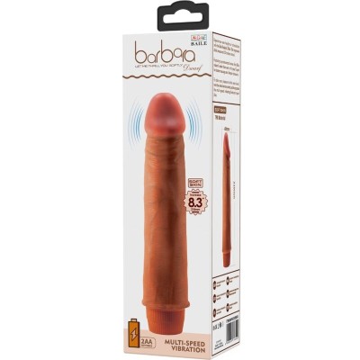 BAILE - VIBRADOR REALISTA ANÃO 21 CM MULATO - D-242510 - Dona Pimenta