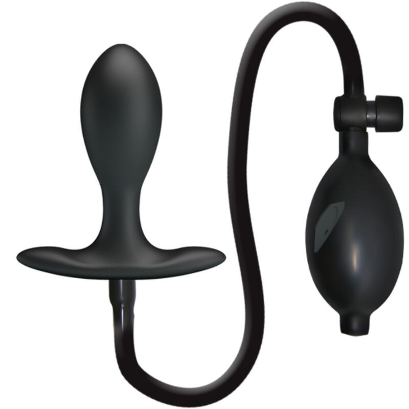 PRETTY LOVE - PLUG ANAL INFLÁVEL PRETO - D-242414 - Dona Pimenta