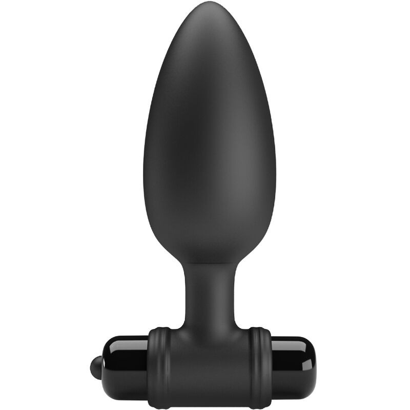 PRETTY LOVE - VIBRA BUTT PLUG 2 ANAL PLUG 10 VIBRAÇÕES PRETO - D-242425 - Dona Pimenta