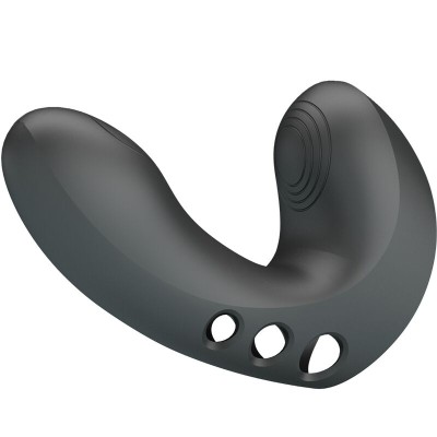 PRETTY LOVE - VIBRADOR DE DEDO CAMELIA 7 VIBRAÇÕES PRETO - D-242465 - Dona Pimenta