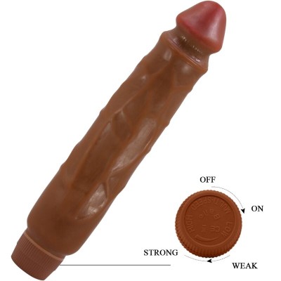 BAILE - JACK VIBRADOR REALISTA 26 CM MULATO - D-242504 - Dona Pimenta