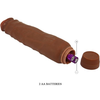 BAILE - JACK VIBRADOR REALISTA 26 CM MULATO - D-242504 - Dona Pimenta