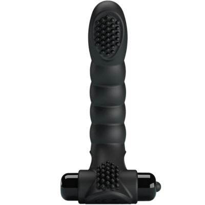 PRETTY LOVE - VIBRADOR DE DEDO ALEXANDER 10 VIBRAÇÕES PRETO - D-242407 - Dona Pimenta