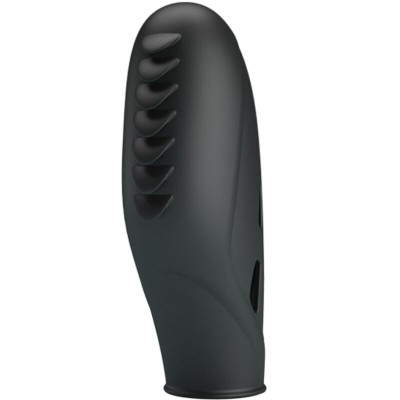 PRETTY LOVE - VIBRADOR DE DEDO DE SILICONE GILO PRETO - D-242410 - Dona Pimenta