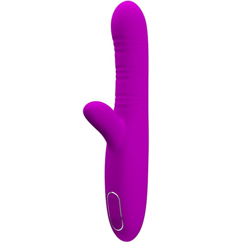 PRETTY LOVE - ANGELIQUE MULTIFUNÇÕES VIBRADOR + ESTIMULADOR DE CLITÓRIS ROXO - D-242426 - Dona Pimenta