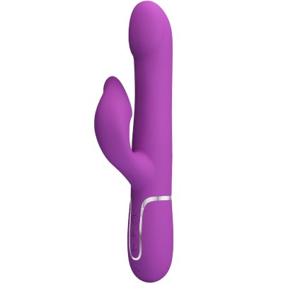 PRETTY LOVE - VIBRADOR E ESTIMULADOR MULTIFUNCIONAL 4 EM 1 ROXO - D-242453 - Dona Pimenta