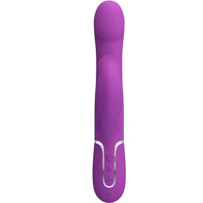 PRETTY LOVE - VIBRADOR E ESTIMULADOR MULTIFUNCIONAL 4 EM 1 ROXO - D-242453 - Dona Pimenta