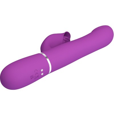 PRETTY LOVE - VIBRADOR E ESTIMULADOR MULTIFUNCIONAL 4 EM 1 ROXO - D-242453 - Dona Pimenta