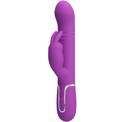 PRETTY LOVE - COALE 4 EM 1 MULTIFUNCIONAL COELHO VIBRADOR ROXO - D-242454 - Dona Pimenta