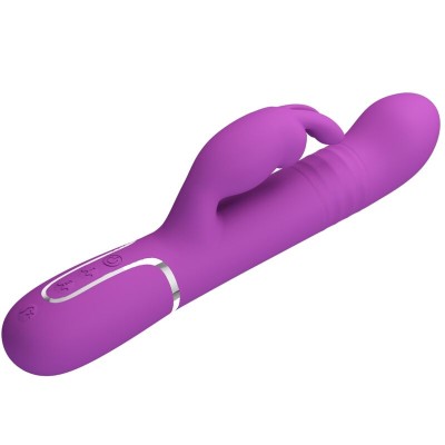 PRETTY LOVE - COALE 4 EM 1 MULTIFUNCIONAL COELHO VIBRADOR ROXO - D-242454 - Dona Pimenta