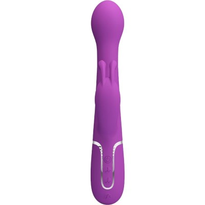 PRETTY LOVE - DEJON 3 EM 1 MULTIFUNCIONAL RABBIT VIBRADOR ROXO - D-242455 - Dona Pimenta