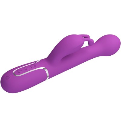 PRETTY LOVE - DEJON 3 EM 1 MULTIFUNCIONAL RABBIT VIBRADOR ROXO - D-242455 - Dona Pimenta