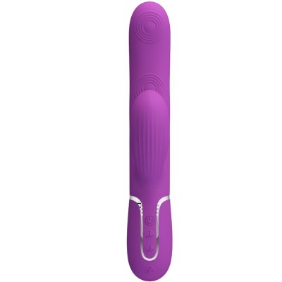 PRETTY LOVE - PERLITA 3 EM 1 MULTIFUNCIONAL COELHO VIBRADOR ROXO - D-242456 - Dona Pimenta