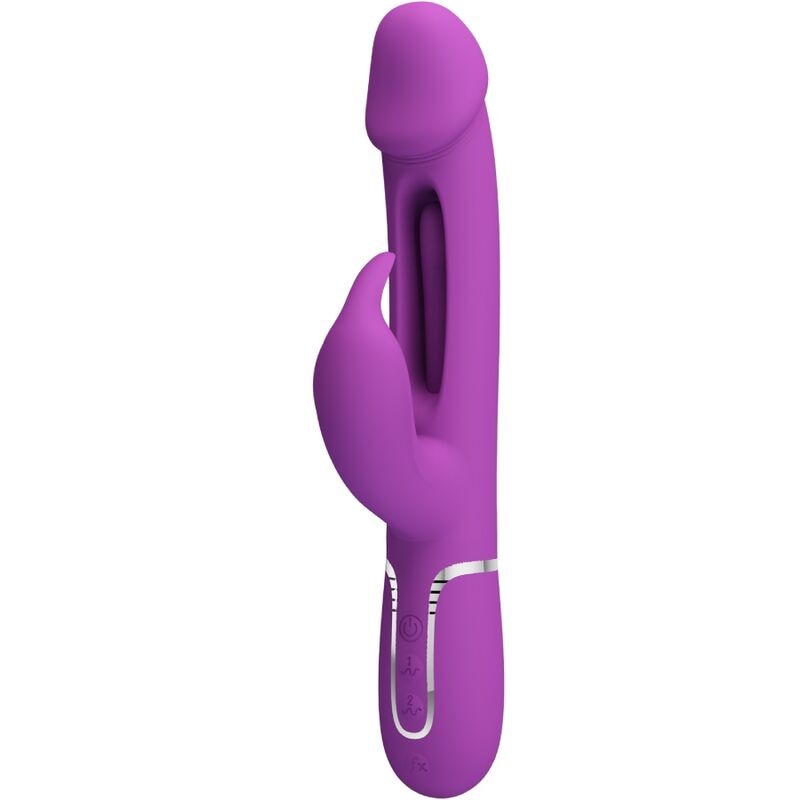 PRETTY LOVE - KAMPAS 3 EM 1 MULTIFUNCIONAL COELHO VIBRADOR ROXO - D-242457 - Dona Pimenta