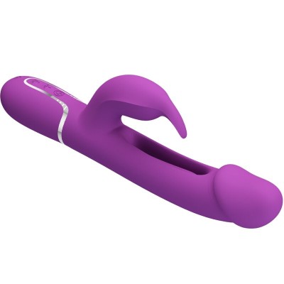 PRETTY LOVE - KAMPAS 3 EM 1 MULTIFUNCIONAL COELHO VIBRADOR ROXO - D-242457 - Dona Pimenta