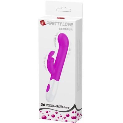 PRETTY LOVE - CENTAUR VIBRATOR RABBIT 30 MODOS DE VIBRAÇÃO ROXO - D-242416 - Dona Pimenta