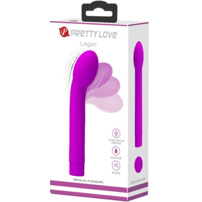 PRETTY LOVE - LOGAN G-SPOT VIBRADOR 10 VIBRAÇÕES ROXO - D-242419 - Dona Pimenta