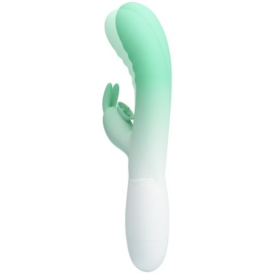 PRETTY LOVE - VIBRADOR CERBERUS RABBIT 30 VIBRAÇÕES VERDE - D-242486 - Dona Pimenta