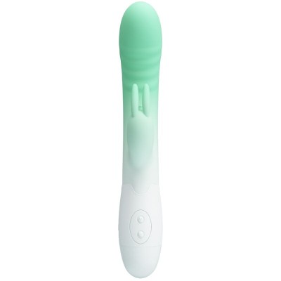 PRETTY LOVE - VIBRADOR CERBERUS RABBIT 30 VIBRAÇÕES VERDE - D-242486 - Dona Pimenta