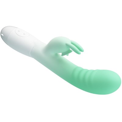 PRETTY LOVE - VIBRADOR CERBERUS RABBIT 30 VIBRAÇÕES VERDE - D-242486 - Dona Pimenta