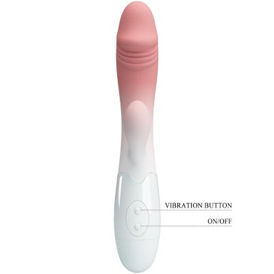 PRETTY LOVE - VIBRADOR SNAPPY RABBIT 30 VIBRAÇÕES ROSA - D-242487 - Dona Pimenta