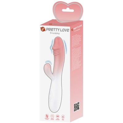 PRETTY LOVE - VIBRADOR SNAPPY RABBIT 30 VIBRAÇÕES ROSA - D-242487 - Dona Pimenta