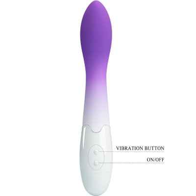 PRETTY LOVE - VIBRADOR BISHOP G-SPOT 30 VIBRAÇÕES ROXO - D-242489 - Dona Pimenta