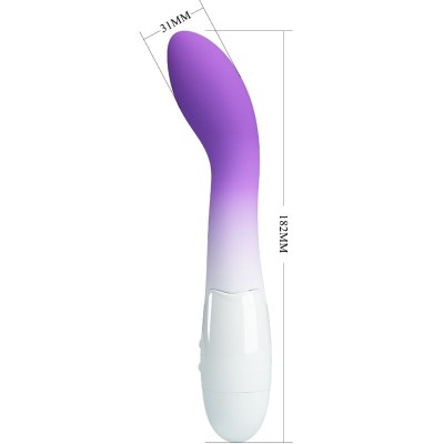 PRETTY LOVE - VIBRADOR BISHOP G-SPOT 30 VIBRAÇÕES ROXO - D-242489 - Dona Pimenta