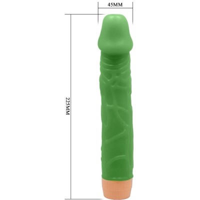 BAILE - BILL VIBRADOR REALISTA 22,5 CM VERDE - D-242507 - Dona Pimenta