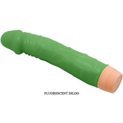 BAILE - BILL VIBRADOR REALISTA 22,5 CM VERDE - D-242507 - Dona Pimenta