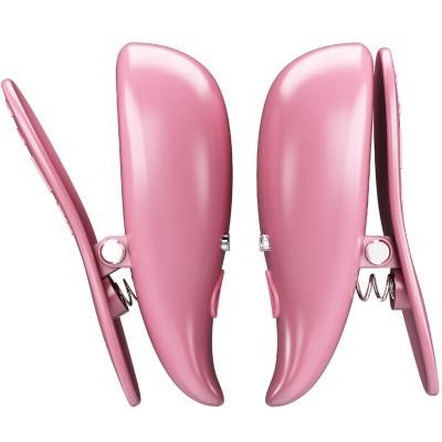 PRETTY LOVE - CAILEY NIPPLE CLAMPS 10 VIBRAÇÕES CONTROLE REMOTO ROSA - D-242459 - Dona Pimenta