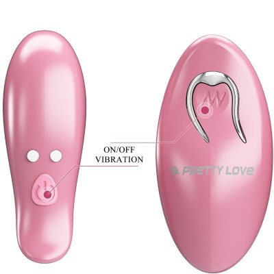 PRETTY LOVE - CAILEY NIPPLE CLAMPS 10 VIBRAÇÕES CONTROLE REMOTO ROSA - D-242459 - Dona Pimenta