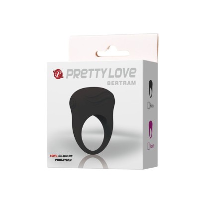 PRETTY LOVE BERTRAM ANILLO VIBRADOR NEGRO - D-205205 - Dona Pimenta