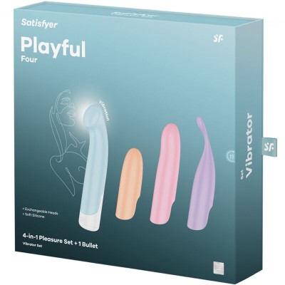 SATISFYER - G-SPOT WAVE 4 12 VIBRAÇÕES PROGRAMA VIBRADOR CINZA ESCURO - D-241934 - Dona Pimenta