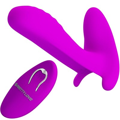 PRETTY LOVE - MASSAGEADOR E VIBRADOR 12 VIBRAÇÕES CONTROLE REMOTO ROXO - D-242427 - Dona Pimenta