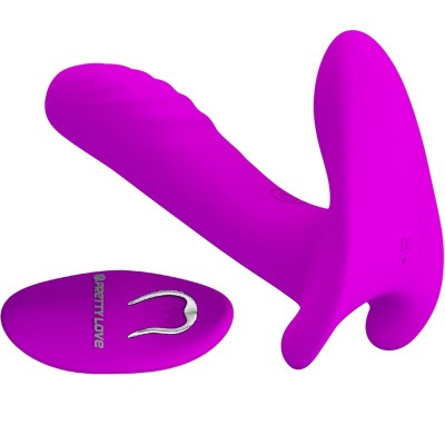 PRETTY LOVE - MASSAGEADOR E VIBRADOR 12 VIBRAÇÕES CONTROLE REMOTO ROXO - D-242427 - Dona Pimenta