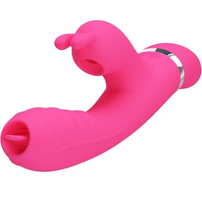 PRETTY LOVE - VIBRADOR COELHO MULTIFUNCIONAL PHOENIX ROSA - D-242429 - Dona Pimenta