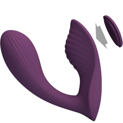 PRETTY LOVE - FRANZ MASSAGER E VIBRADOR APLICATIVO GRATUITO ROXO - D-242441 - Dona Pimenta