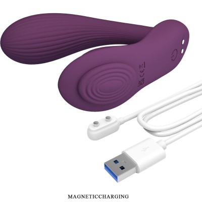 PRETTY LOVE - FRANZ MASSAGER E VIBRADOR APLICATIVO GRATUITO ROXO - D-242441 - Dona Pimenta